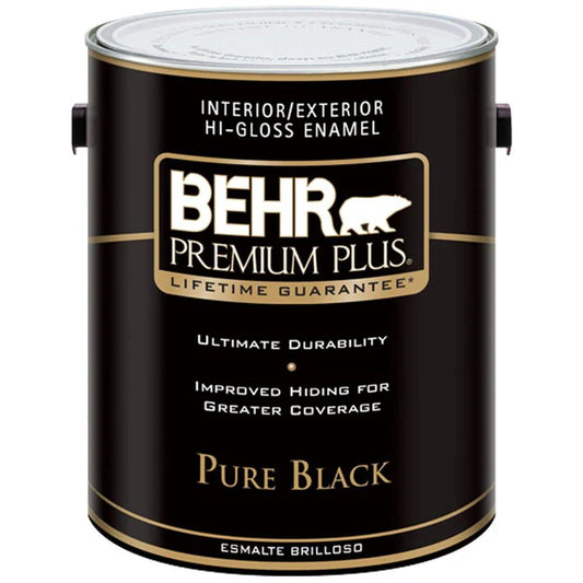 NRX CoverThane Topcoat 1 Gallon Black Paint
